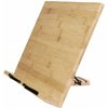 Stojan na knihy, bambus, 39 x 28 x 4,2 cm