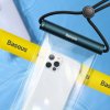 Puzdro BASEUS pre Apple iPhone - vodotesné IP X8 - plast/guma - čierne