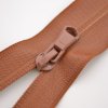 Takoy Zips Sarah vodeodolný s dvoma bežcami 5 mm - karamelová 80 cm-NS-12092