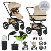 EASYWALKER Kočík kombinovaný Jimmey Sand Taupe XXL AIR + RWS + KIDDY Evoluna i-size 2 + základňa VP-F188424