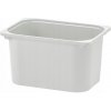 Úložný box na hračky Ikea 42 x 23 cm, odtiene sivej
