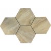 EcoCerram Italian Natural Hexagon 40,8x28,3 BA Béžová