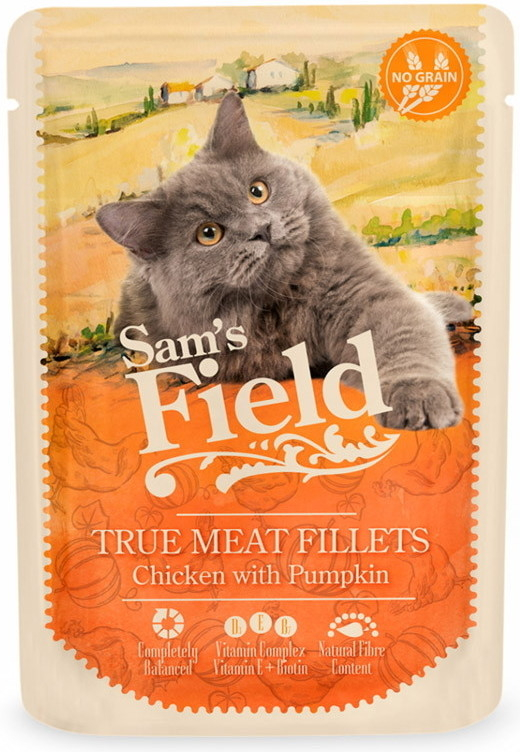 Sams Field True Meat Fillets Chicken with Pumpkin 85 g