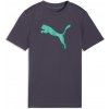 Puma Tad essentials cat logo tee B tmavo sivá tyrkysová
