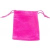 Mareb Zamatové vrecko na šperky 7 × 9 cm - tmavo ružový