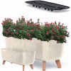 Kvetináč plast béžový Prosperplast 58 cm x 24 x 23,5 cm