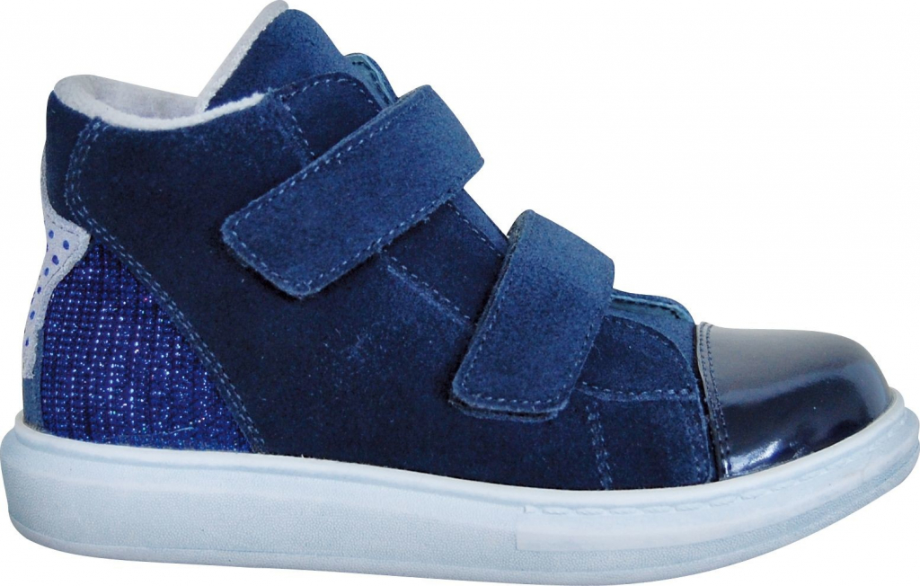 Protetika detské topánky Velvet Navy Modrá