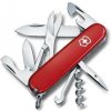 VICTORINOX - Stredný vreckový nôž Climber, 14 funkcií, červená 1.3703