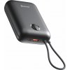 SWISSTEN POWER BANK VOLTBOX 35W 30000 mAh S INTEGROVANÝMI KÁBLAMI USB-C A LIGHTNING ČIERNA