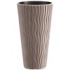 Květináč Prosperplast SANDY SLIM mocca 34,9 cm