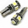 Interlook LED auto žiarovka 5 SMD5050 Canbus resistor, T10