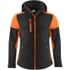 Printer Bunda Prime Softshell Women, dámská COT61106681302-black/orang M Černá/oranžová