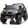 Elektrické auto pre deti Toyota Hilux pre 2 osoby s diaľkovým ovládaním – Čierna
