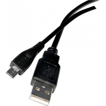 Solight SSC1301E USB 2.0 A konektor - USB B micro konektor, sáček, 1m