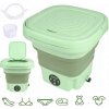Skladacia prenosná práčka 8 l zelená