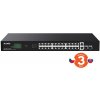 Tenda TEG1128P-24-250W PoE+ Gigabit switch 24x 1Gb/s PoE+ 802.3af/at + 2x SFP + 2x RJ45, 230W, Rack 75011994
