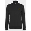 Pánsky golfový sveter Lyle and Scott Windshield 1/2 Zips Čierna XL Windstopper