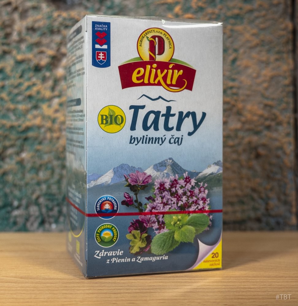 Agrokarpaty Bio Tatry bylinný čaj čistý prírodný produkt 20 x 1,5 g
