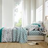 Bavlnená posteľná bielizeň Marlow s geometrickým vzorom sivá/zelená 140