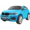 mamido Elektrické autíčko BMW X6 M dvojmiestne XXL lakované modré