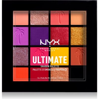 nyx professional makeup ultimate shadow paletka očných tieňov 04 brights 16  x 0,83 g – Heureka.sk