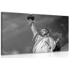 Obraz Socha slobody v čiernobielom prevedení