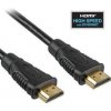 PremiumCord HDMI High Speed + Ethernet kabel, zlacené konektory, 1m kphdme1