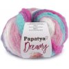 Pletacia priadza Papatya Dreamy 100 g - 1 ks 4 (07) tyrkysová ružová