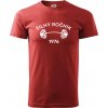 Silný ročník - Letopočet 1976 - Klasické pánske tričko vyššej gramáže - 3XL ( Bordová )