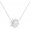 Dabog / Strieborný 925 dámsky náhrdelník Solis Radiant pripomínajúci žiaru slnka / ST-Z-NH-007