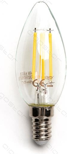 Aigostar LED filament žiarovka E14 C35 4W teplá biela