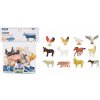 Wiky Zvieratká figúrky farma 12 ks set 10 cm