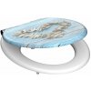 Eisl / Schuette WC sedadlo Shell heart MDF HG so spomaľovacím mechanizmom SOFT-CLOSE