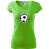 Futbalová lopta v triku - Dámske tričko Pure - S ( Apple Green )