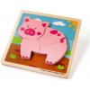 Bigjigs Toys Vkladacie puzzle Prasiatko