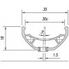 MACH1 Ráfik TRUCKY 30 27.5 28D TLR čierny