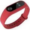 Xiaomi Základný silikónový náhradný náramok pre Mi Band 2 Farba: červená