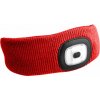 Čelenka SIXTOL 45lm, nabíjacia, USB, univerzálna veľkosť, červená (SX5027)