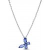 Pandora Strieborný náhrdelník Modrý motýľ Timeless 394232C01-45