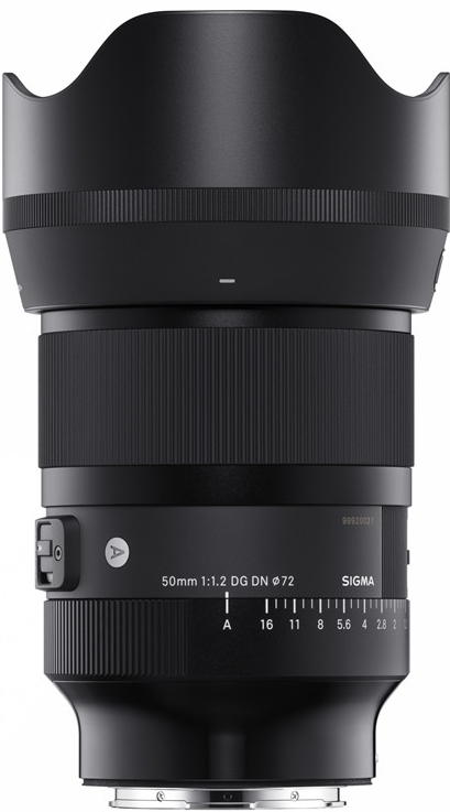 Sigma 50 mm f/1.2 DG DN Art pre Sony E