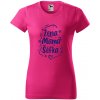 Handel Tričko Žena Mama Šéfka purpurová