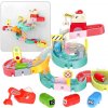 Vodný kúpeľový autodráhový set so zjazdmi a prísavkami, 37 dielov