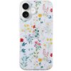 AppleKing trblietavý transparentný kryt pre iPhone 16 - rozkvitnutá lúka - možnosť vrátiť tovar ZADARMO do 30tich dní