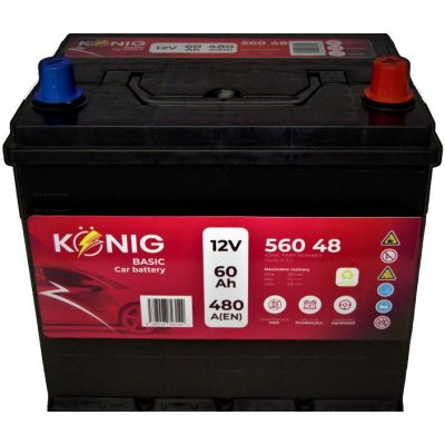 König Basic K56048 12V 60Ah 480A