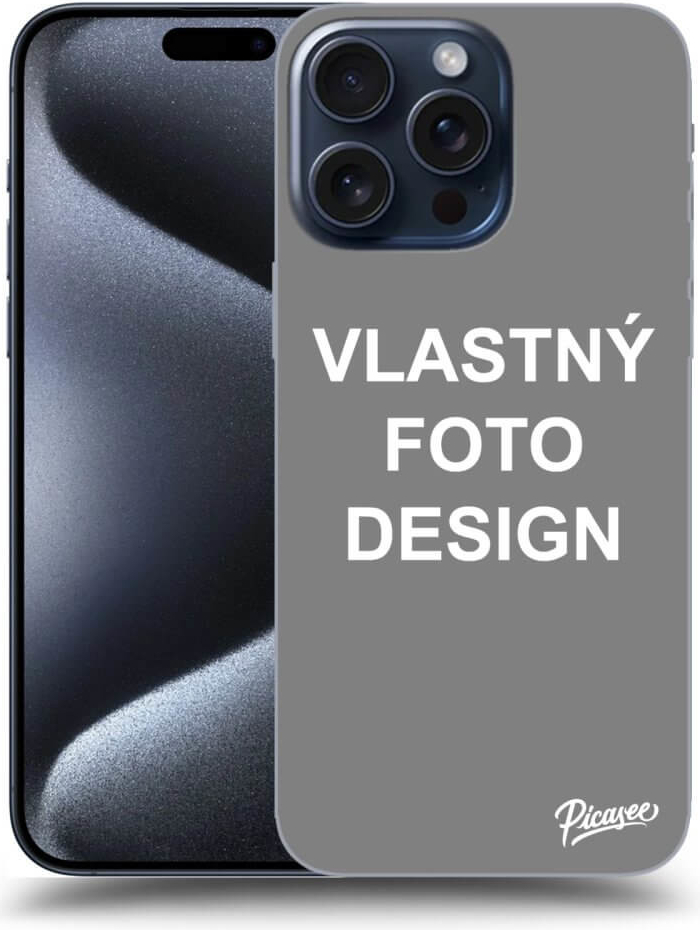 Picasee silikónové Apple iPhone 15 Pro Max - Vlastný design/motiv čiré