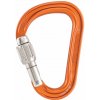 karabína PETZL Attache Screw-Lock + orange