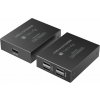 Techly Extender USB HUB / 4portový USB 2.0 Cat6 HUB až 150 m