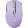 Trust Ozaa/Kancelárska/Optická/Pre pravákov/3 200 DPI/USB+BT/Fialová