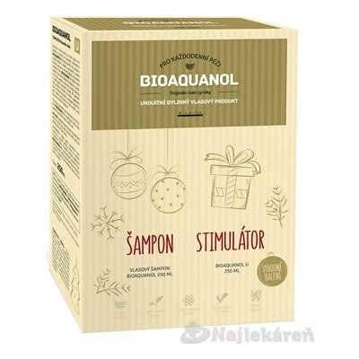 Bioaquanol vlasový šampón 250 ml + stimulátor U 250 ml darčeková sada