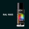 Farba v spreji akrylová HQS čierna lesklá RAL 9005 400ml